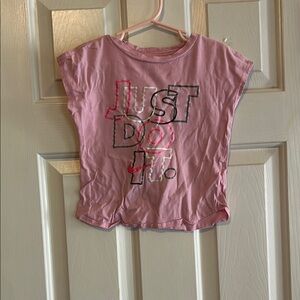 Nike Pink Short Sleeve Tee Casual Comfort